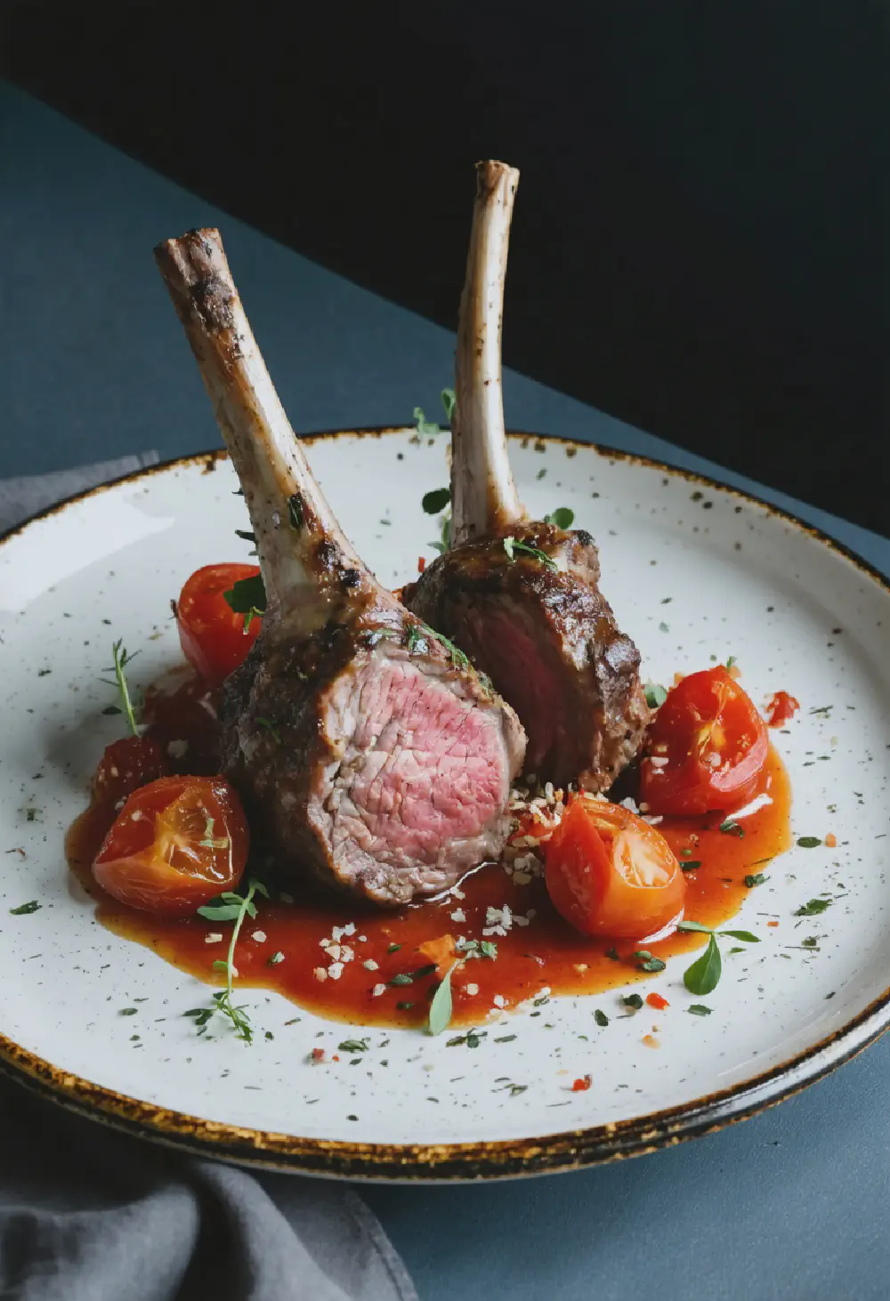 Australian Lamb Shanks with Bush Tomato