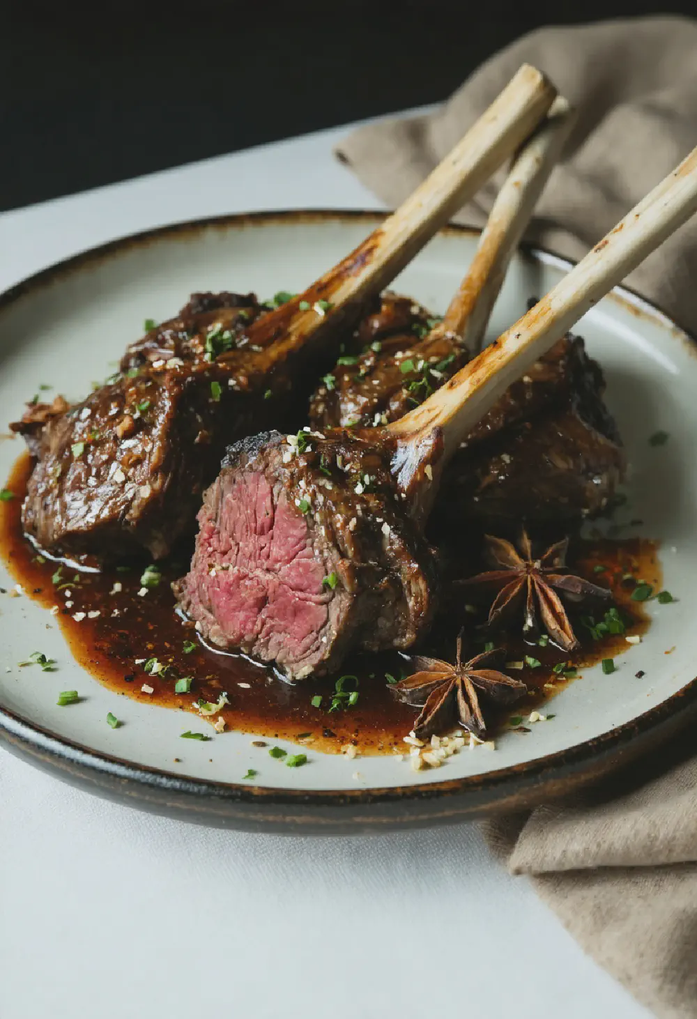 Chinese Braised Lamb Shanks with Star Anise