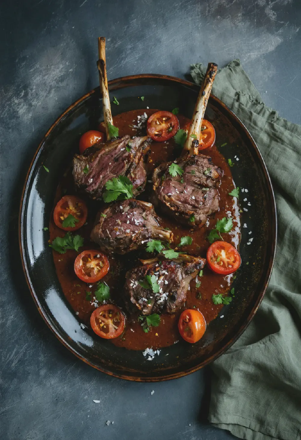 Mexican Lamb Shanks with Mole Sauce