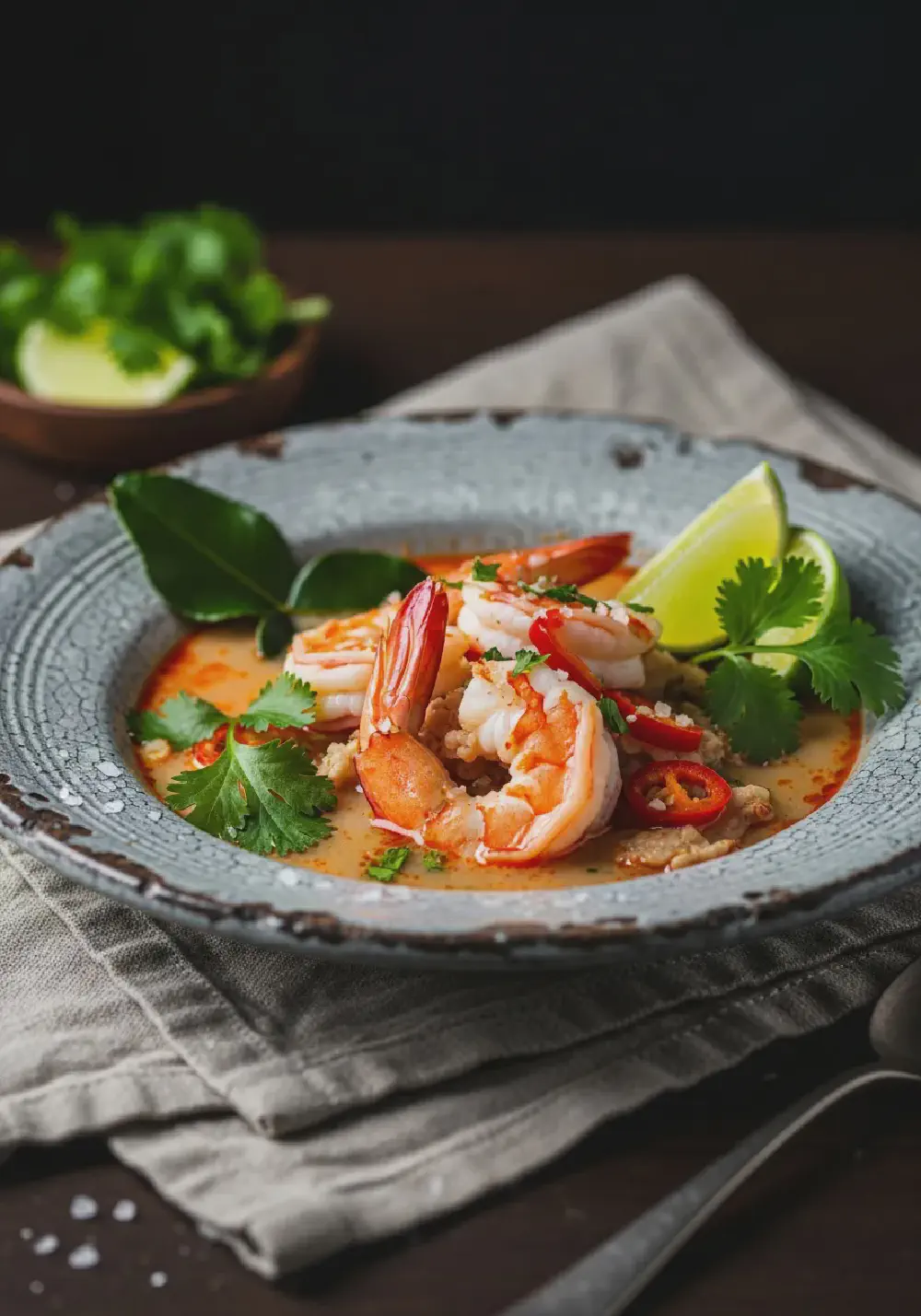 Authentic Tom Yum Goong (Thai Hot and Sour Shrimp Soup)